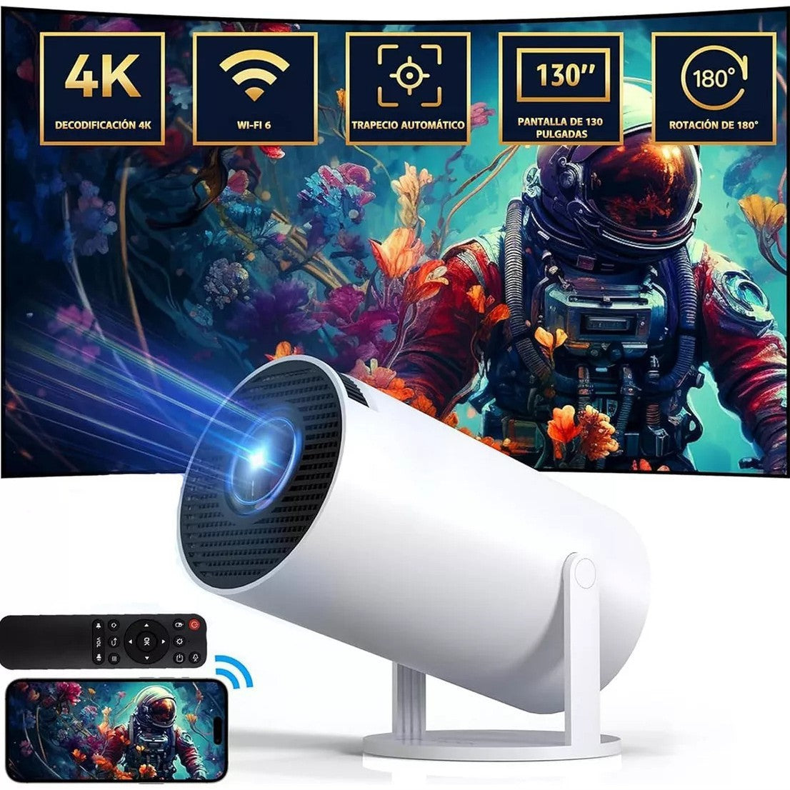 Bedroom Ultra-High Definition Theater Projector