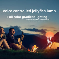 Voice-Activated Jellyfish Lamp with Color Gradient
