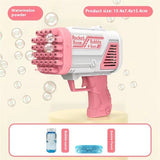 Porous Bubble Gun Handheld Electric Bubble Maker Children's Toys