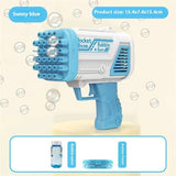 Porous Bubble Gun Handheld Electric Bubble Maker Children's Toys